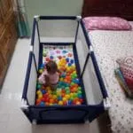 4x2 Feet Baby Playpen with 50 Balls & Waterproof Foam Mat - Image 3