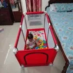 4x2 Feet Baby Playpen with 50 Balls & Waterproof Foam Mat