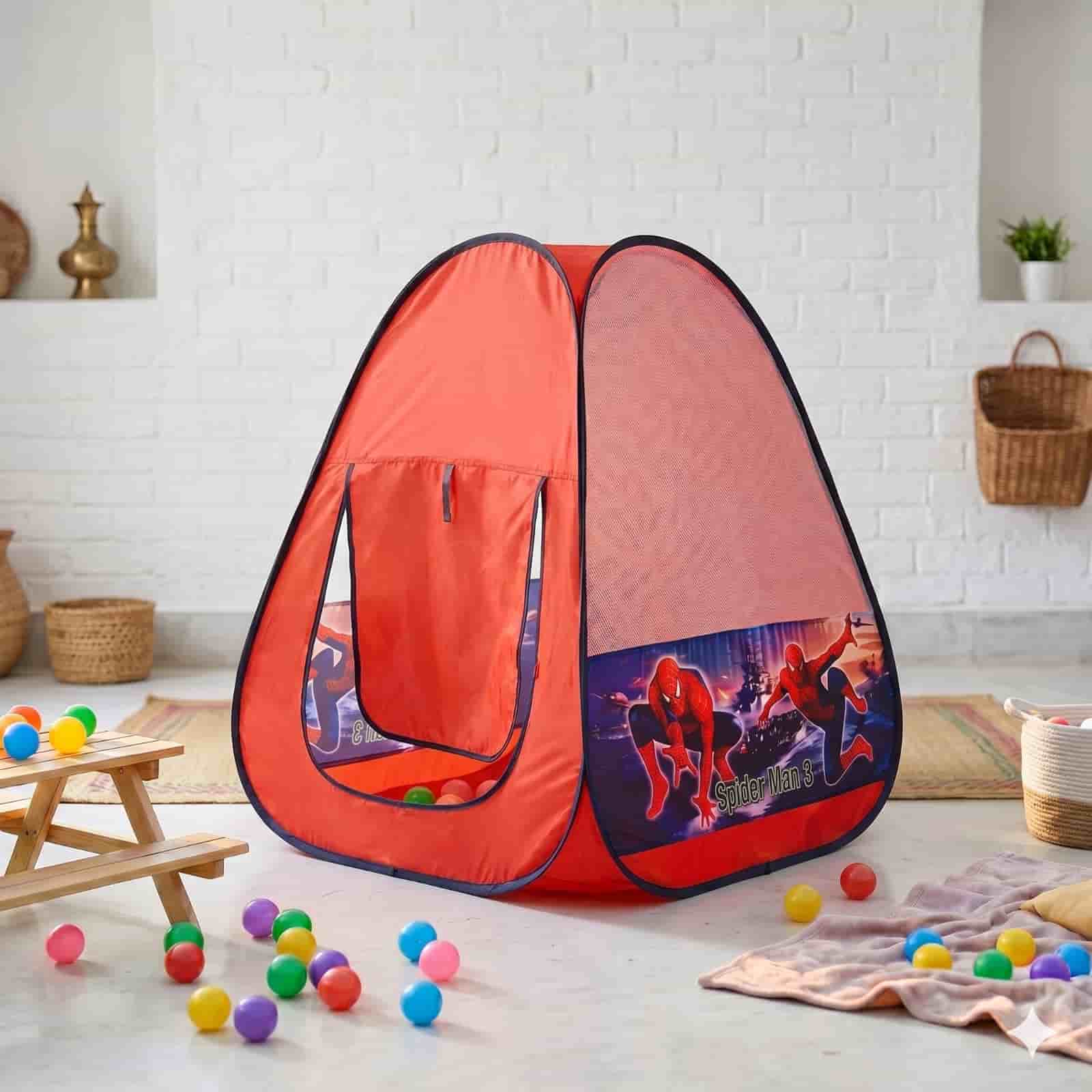 WhatsApp Image 2026-06-07 at 2.49.15 PM Spider-Man Big Tent House with 100 Balls - Image 1